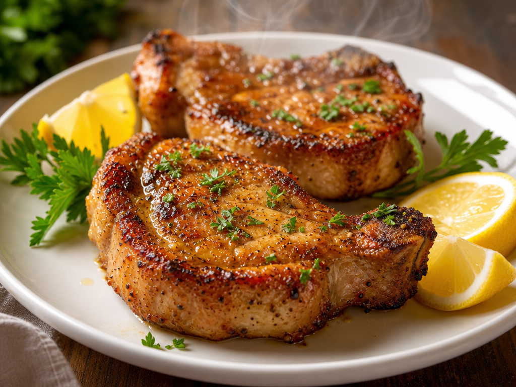 Juicy Air Fryer Pork Chops