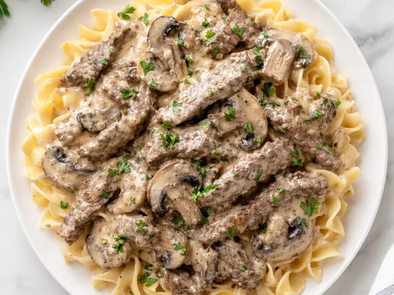 Boeuf Stroganoff