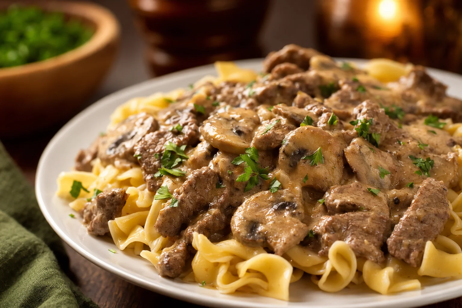 Bœuf Stroganoff