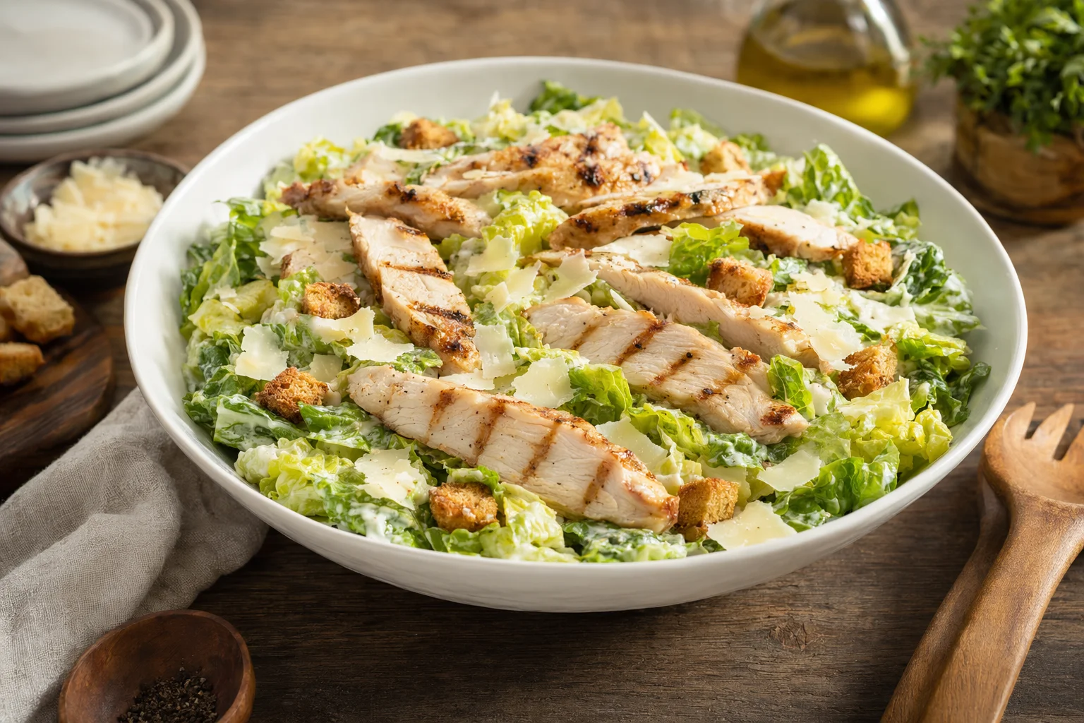 Chicken-Caesar-Salat