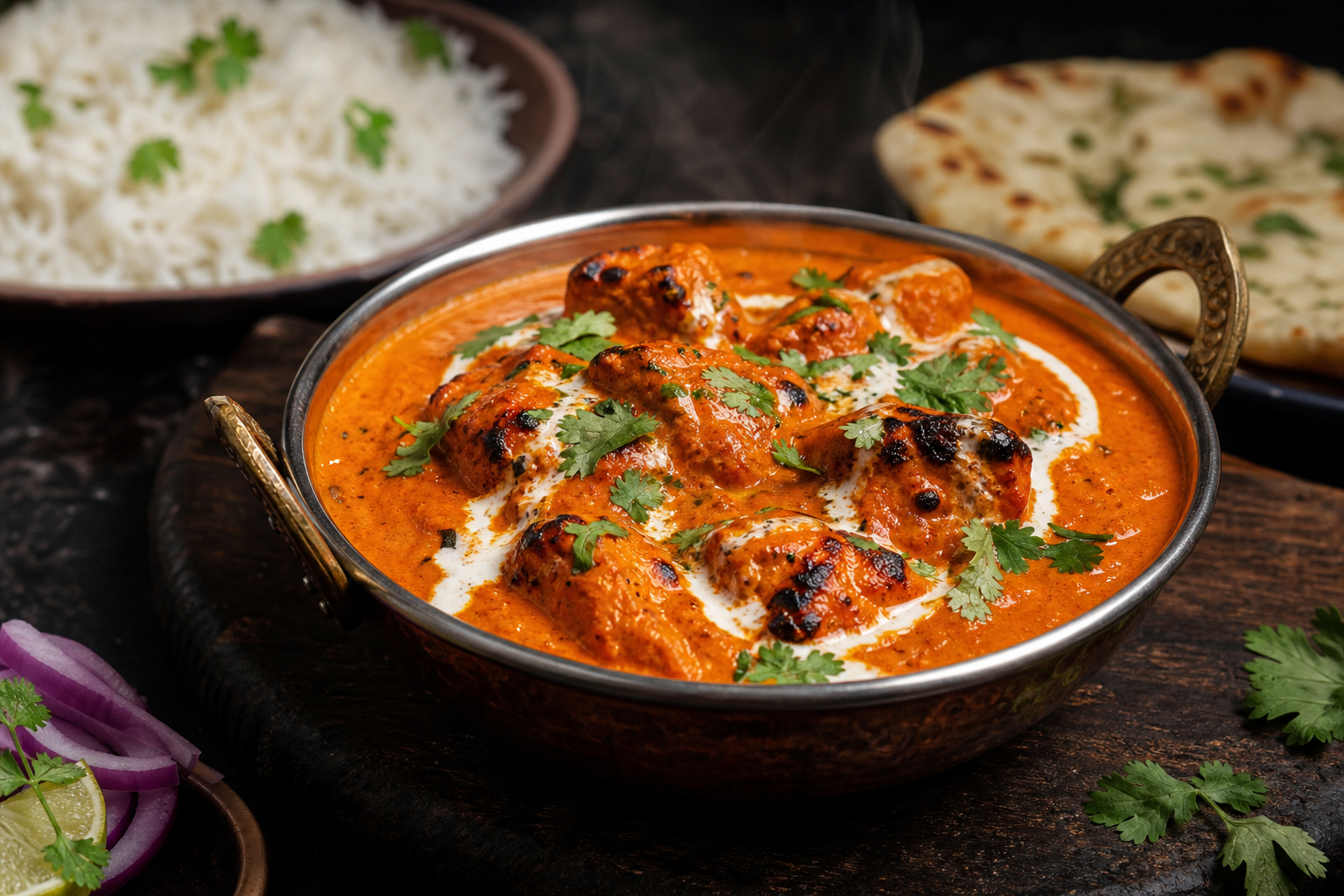 Chicken Tikka Masala with Creamy Tomato Curry - recipe