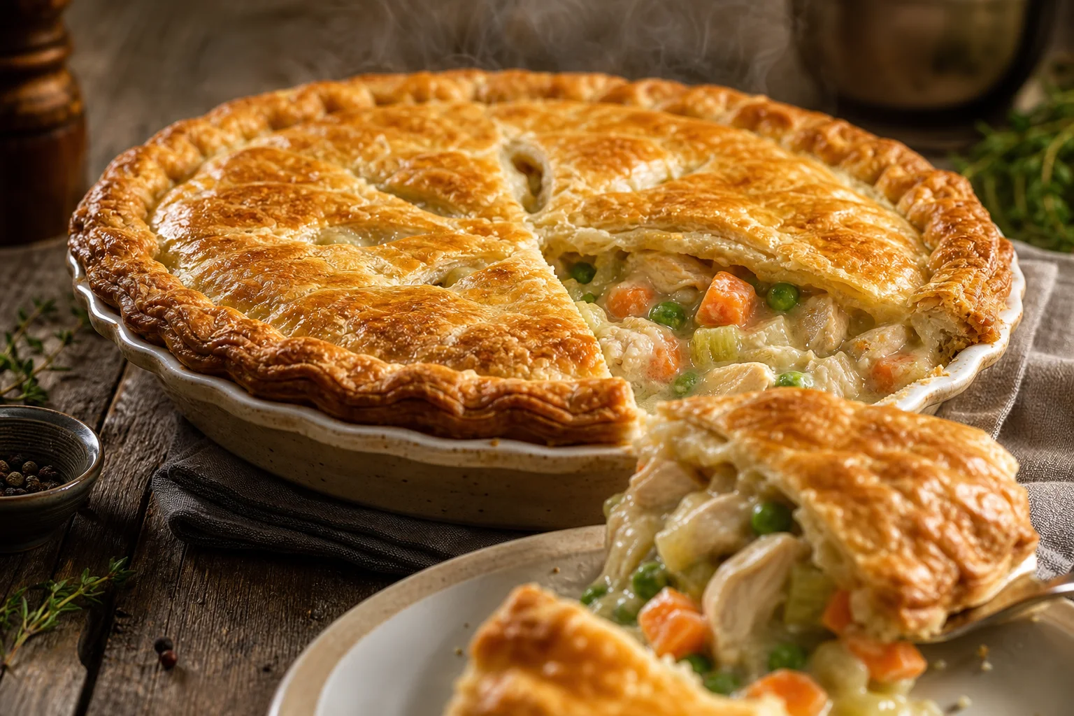 Classic Chicken Pot Pie - recipe