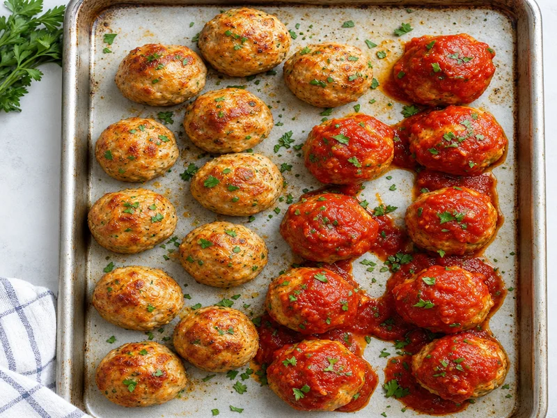 Baked Turkey Meatballs