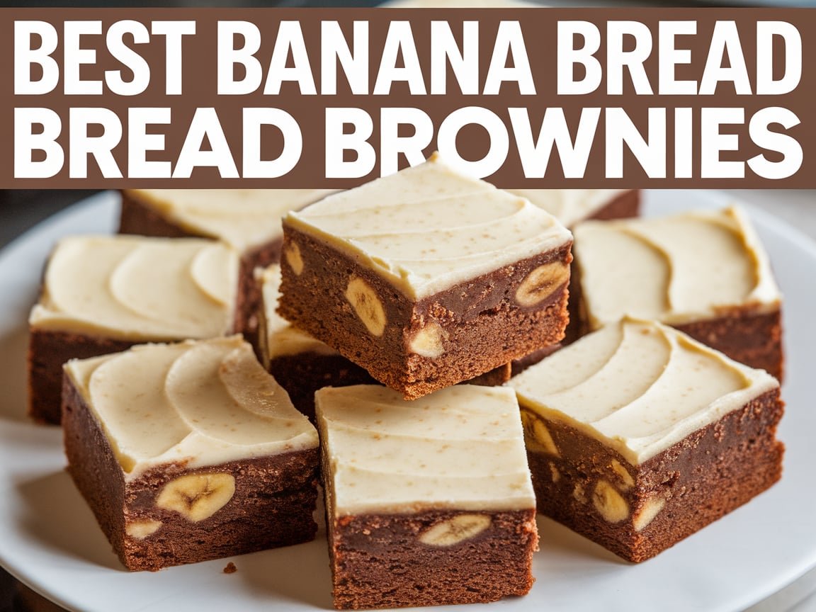 banana bread brownies
